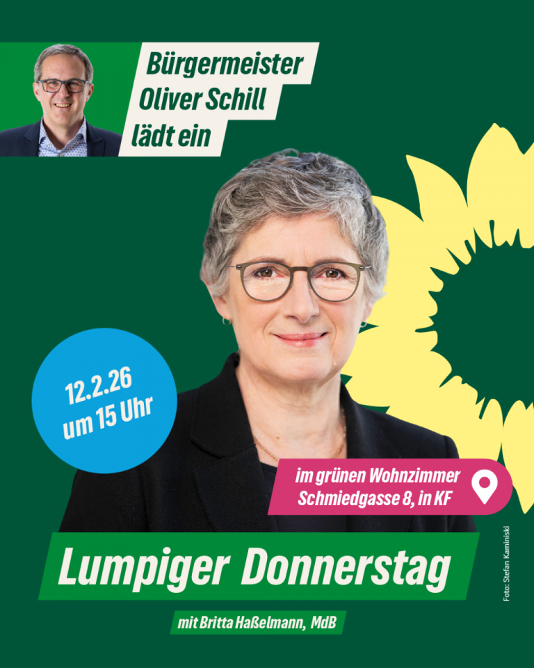 Lumpiger Donnerstag mit Britta Haßelmann