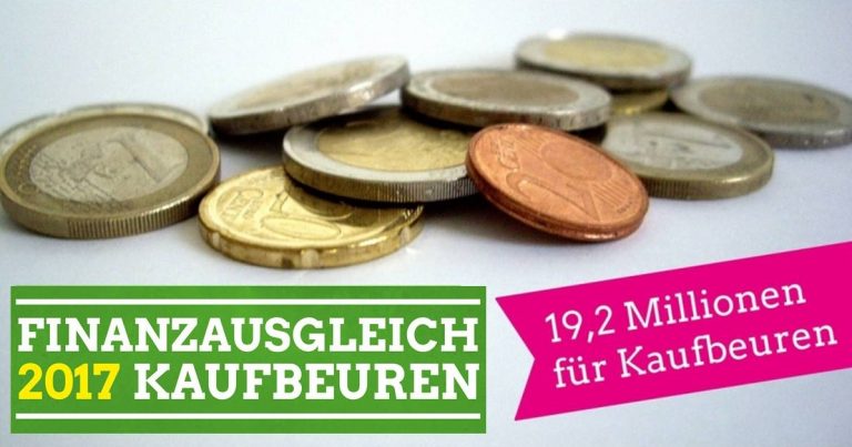 19,2 Millionen Euro für Kaufbeuren.