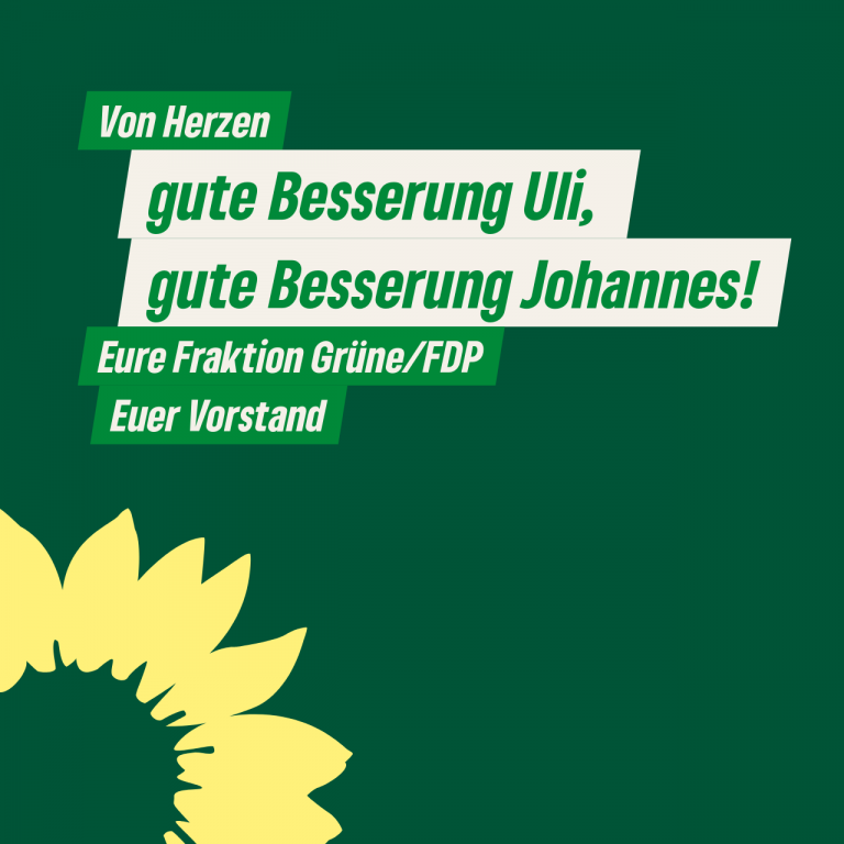 Wir wünschen Ulrike Seifert und Johannes Espermüller von Herzen gute Besserung!