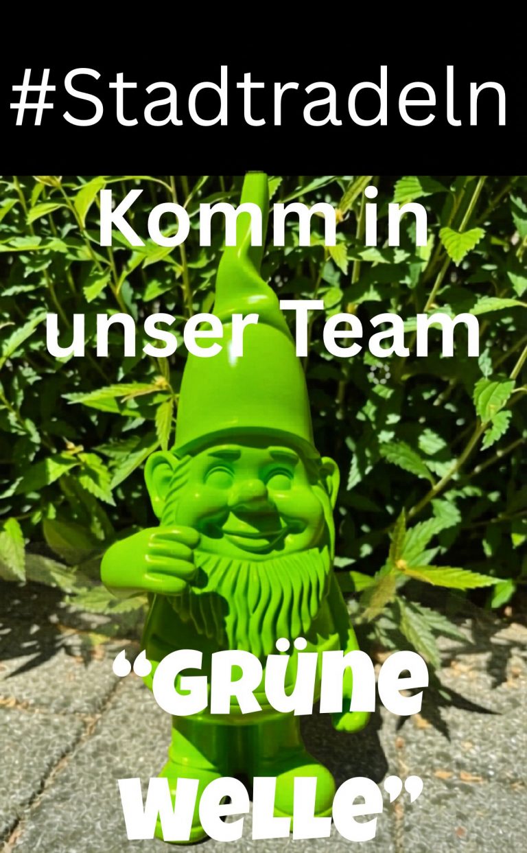 Stadtradeln – wir sind mit dem Team „Grüne Welle“ am Start
