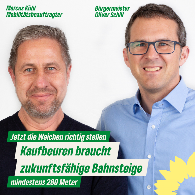 Jetzt die Weichen richtig stellen: Kaufbeuren braucht zukunftsfähige Bahnsteige