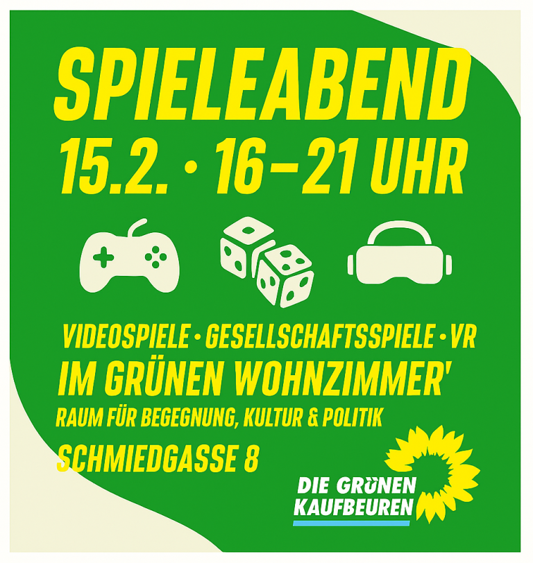 Spieleabend im Grünen Wohnzimmer