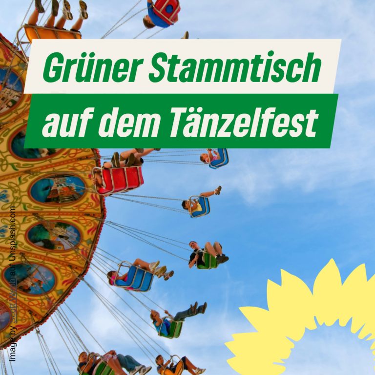 Grüner Stammtisch auf dem Tänzelfest – Vorbeikommen und Kennenlernen!
