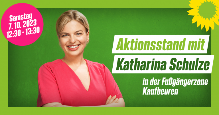 Triff Katharina Schulze – unsere Spitzenkandidatin