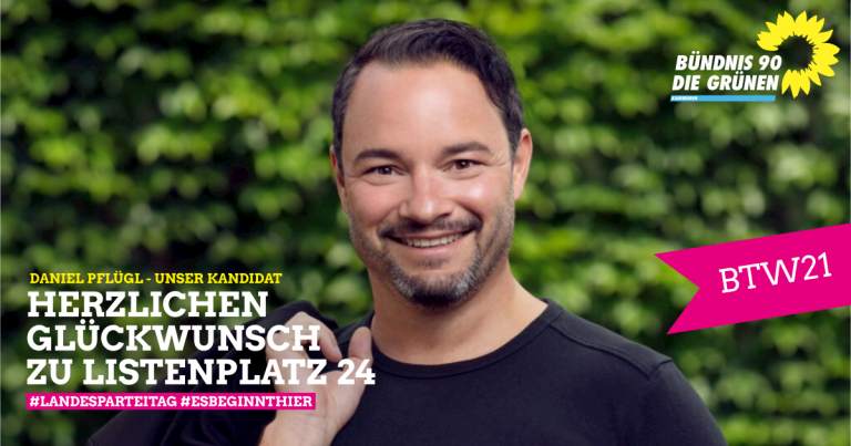 Start in den Wahlkampf – Listenplatz 24 für Daniel Pflügl
