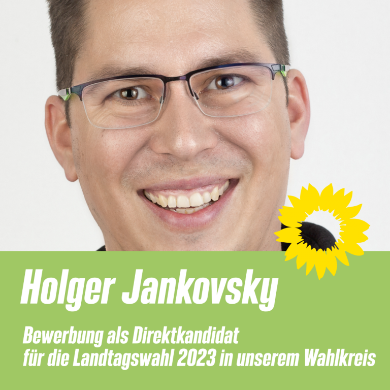 Holger Jankovsky bewirbt sich im Stimmkreis 708 als Direktkandidat für die Landtagswahl