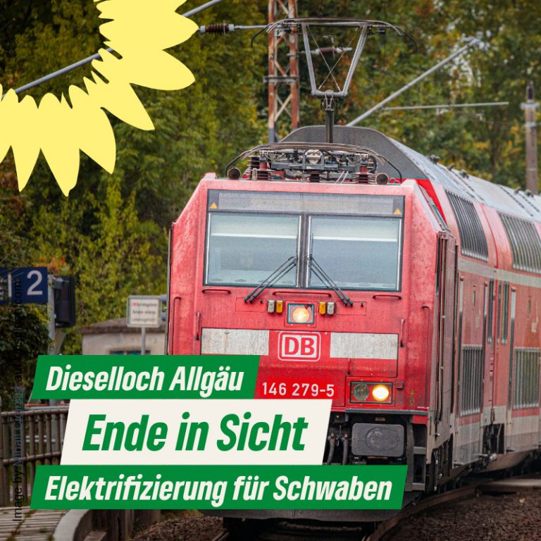 Tschüss Diesel – Elektrifizierung der Bahnstrecken in Schwaben
