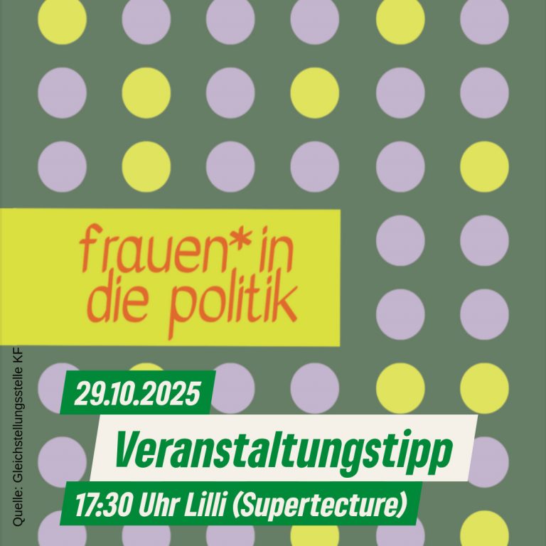 Veranstaltungstipp: Frauen* in die Politik – Wir gestalten mit!