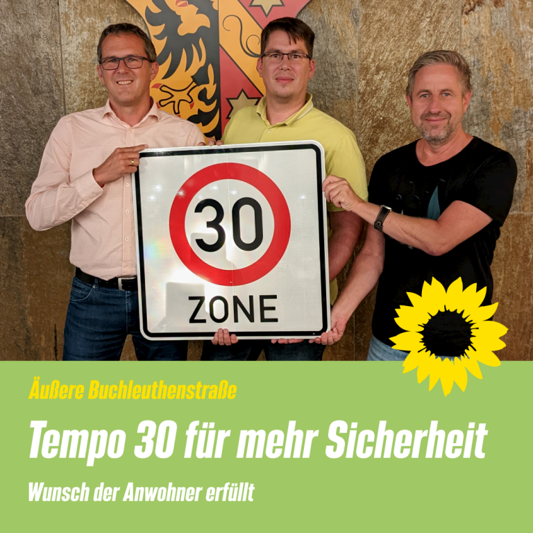 Neue Tempo-30-Zone: Mehr Sicherheit in der Äußeren Buchleuthenstraße